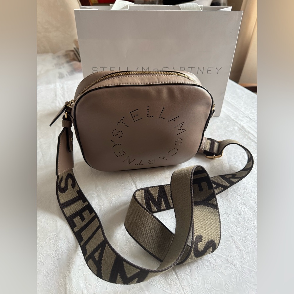 Stella McCartney Taupe Crossbody Bag